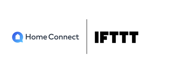 Logos of Home Connect and IFTTT
