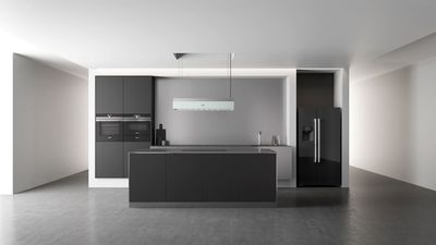 Outil de compétence d'aménagement de cuisine Siemens : design noir