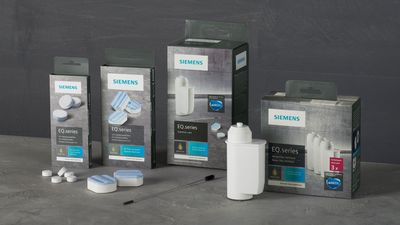 Perfect care for your fully automatic espresso machine with the Siemens Original Value Care Accessories