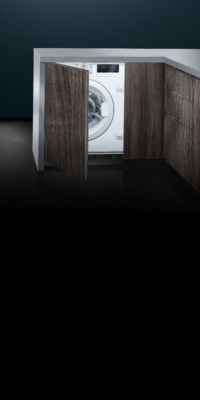 Полностью встраиваемые стиральные машины Siemens