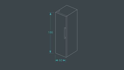 Стандартні холодильні й морозильні шафи та комбіновані прилади Siemens