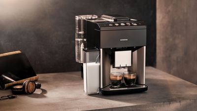Siemens coffee machines wih Integrated milk container