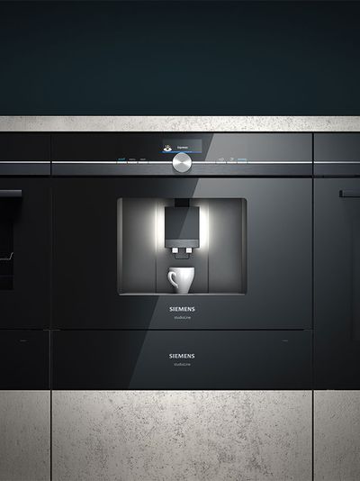 Siemens: מכונת קפה מובנית