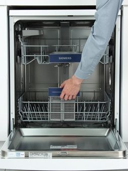Siemens : déchargement du lave-vaisselle