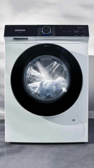 Fläckborttagning med tvättmaskin från Siemens