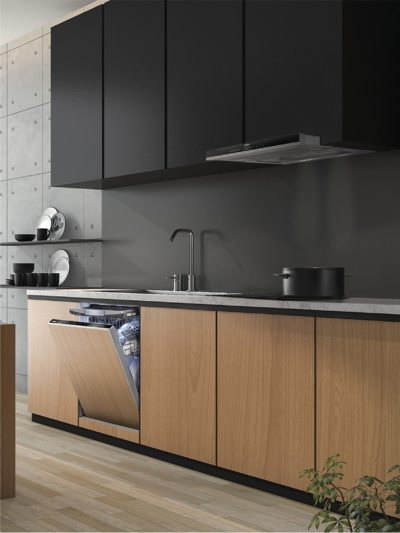 An image showcasing built-in appliances within a Siemens kitchen design