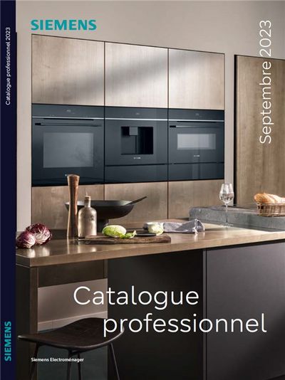 Catalogue professionnel Siemens 2023.