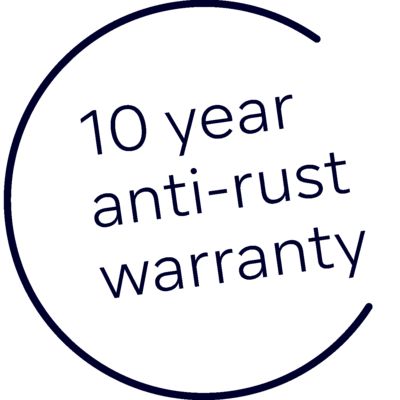 10 year Siemens anti-rust warranty icon