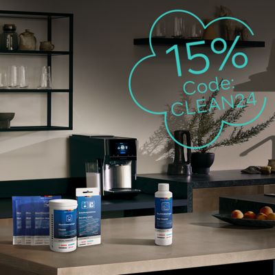 Siemens Shop Aktion. 15 % auf Zubehör und Reinigung sparen