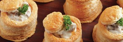 Double Spiced Chicken Vol au Vents