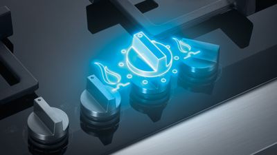 Siemens Gas-Kochstellen mit stepFlame Technologie