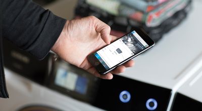 Siemens Waschmaschine mit der easyStartFunktion und Home Connect