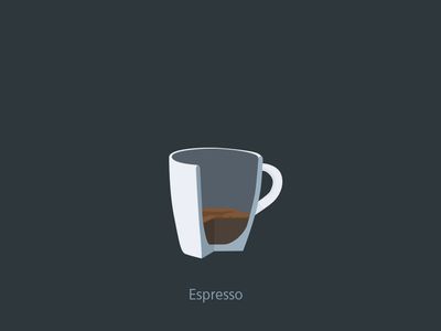 Siemens électroménager - Culture café - Illustration d'un espresso