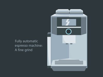 Siemens domácí spotřebiče – Svět kávy – plně automatický kávovar – jemné mletí