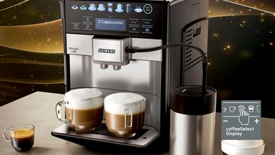 Siemens Kaffeevollautomat EQ.6 plus mit coffeeSelect Display