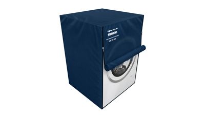 Front load washing machine blue protective / dust cover