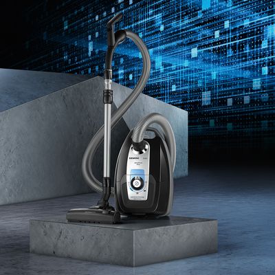 Intelligent powerSensor technology Siemens vacuum cleaners.
