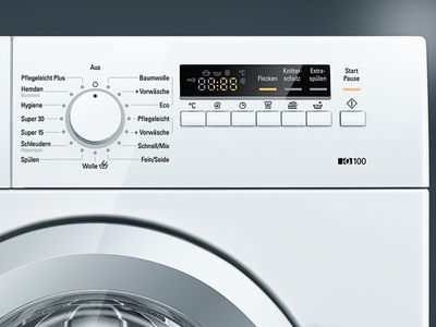 The selection of programmes in the iQ300 series makes doing the laundry pleasurable