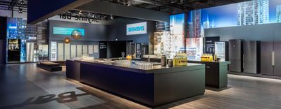 Siemens home appliances booth at IFA 2017