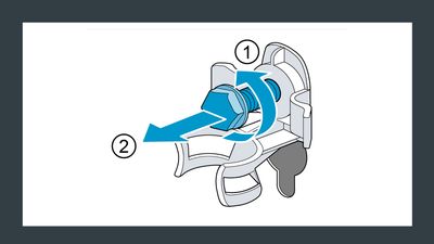 Visual explenation how to remove transit bolts