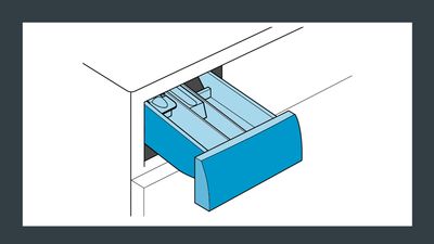 Assistenza Siemens Elettrodomestici - Guida passo dopo passo sulla pulizia del cassetto della lavatrice, fase 3