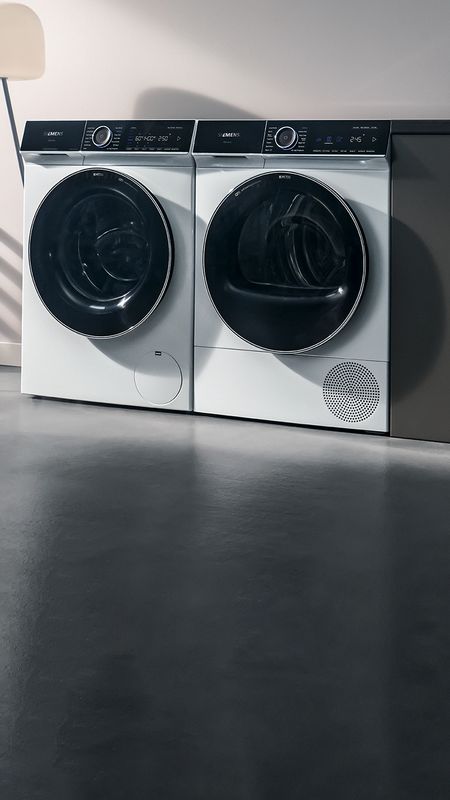 Neue iQ700 Waschmaschine und neuer iQ700 Trockner von Siemens