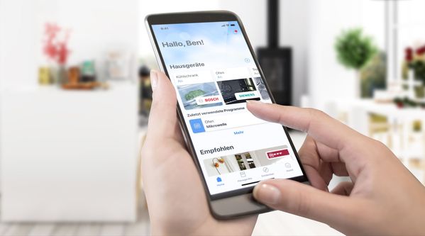 Operate smart, connected home appliances with the Home Connect app