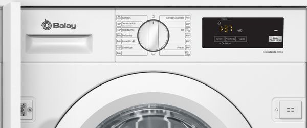 Funciones del display de las lavadoras integrables