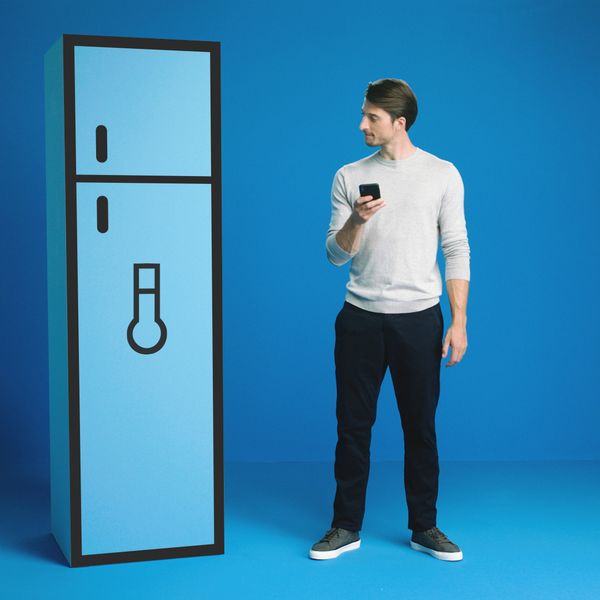 Home Connect Smarte Hausgeräte Kühl-Gefrier-Kombination Demo