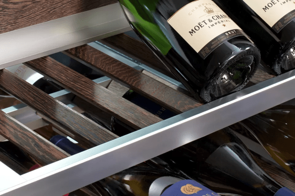 Thermador wine refrigerator with diamond dowels