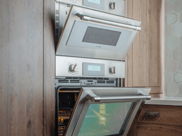 Thermador professional ovens opened