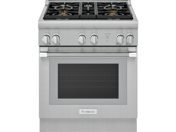 thermador 30-inch counter depth high end gas range PRG304WH