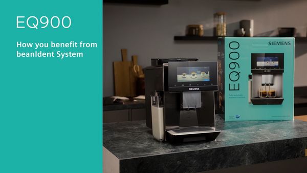 Dra nytta av beanIdent System med din helautomatiska espressomaskin EQ900 från Siemens