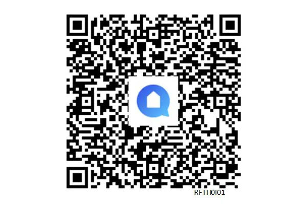 L'image montre le code QR de votre appareil.