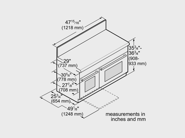 CAD specs of appliance