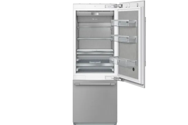 30-inch Custom Panel Two-Door Bottom-Freezer Refrigeration