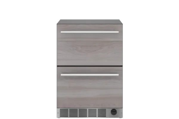 24-inch Custom Panel Under Counter Refrigerator Freezer