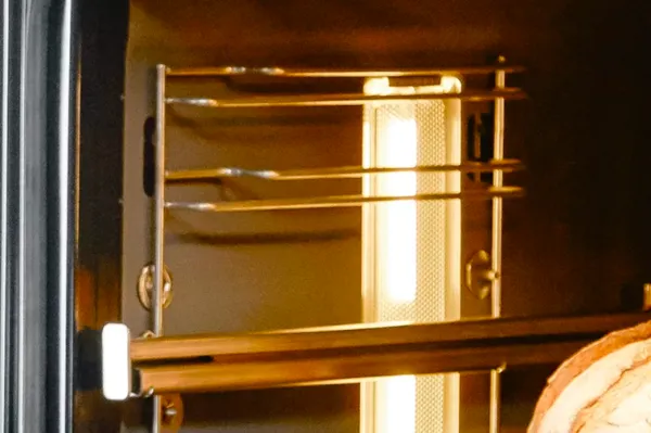 thermador smart oven wifi ovens halogen theater lighting closeup