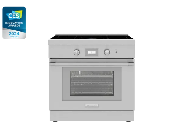 thermador 36 inch induction range with ces 2024 innovation award badge