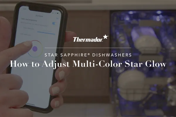 Thermador dishwasher home connect multi color star glow