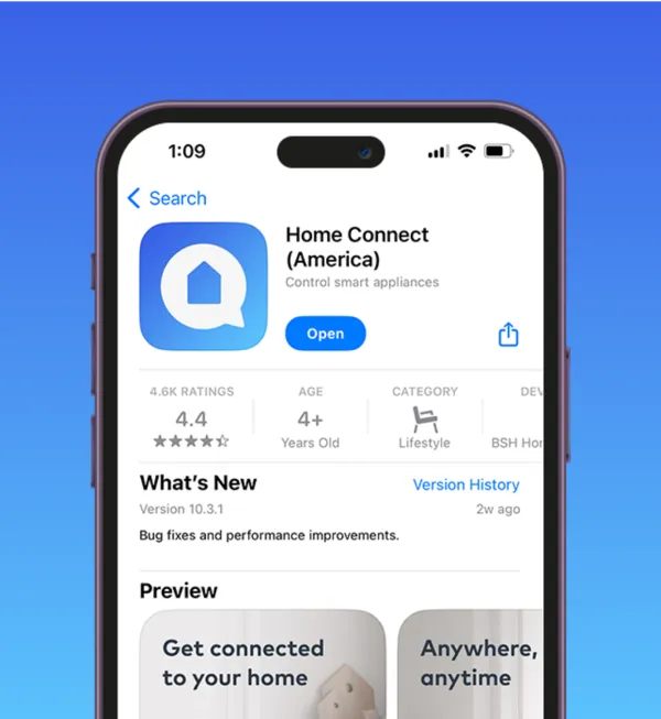 over the air update download home connect app