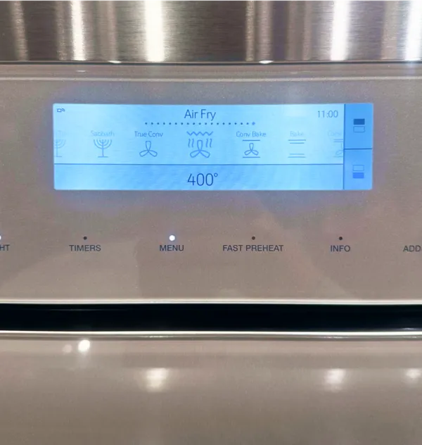 wall oven touchscreen control