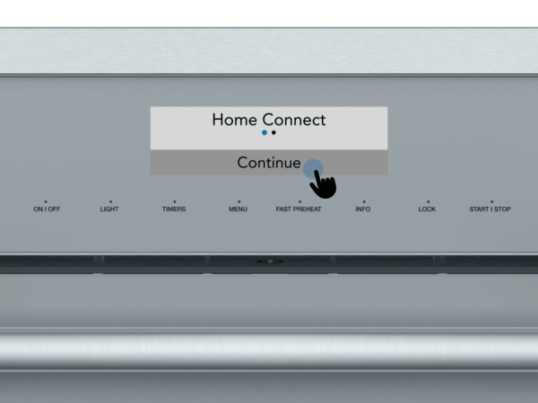 Thermador home connect oven pairing step 7 image
