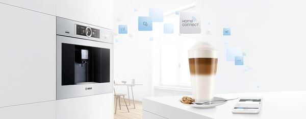 Siemens coffee machine with Home Connect function
