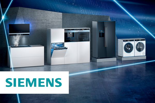 Home Connect Küche von Siemens inkl. vernetzter Waschmaschine und Waschtrockner