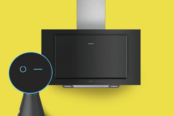 Mykie the personal kitchen assistant (concept) with a smart Home Connect extractor hood