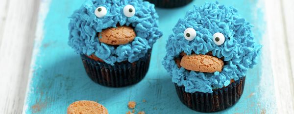 Blaue Monster Muffins