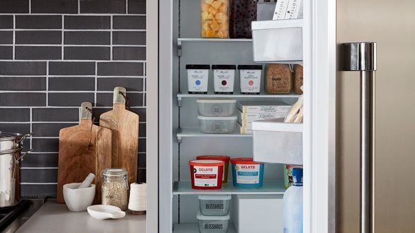 Farmer's market fiend or canned good connoisseur? Thermador refrigerators feature Delicate Produce Bins in a range of custom configurations for your every need.  