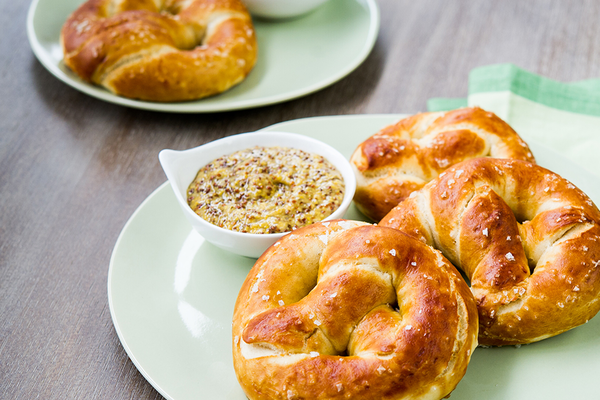Thermador culinary style recipes by steam pretzels