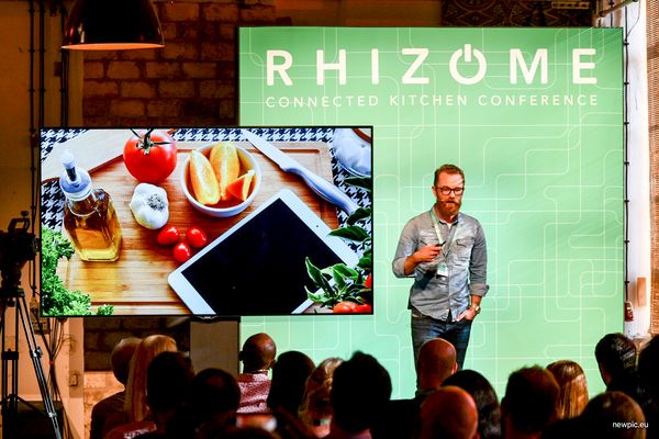 Rhizome connected kitchen conference.